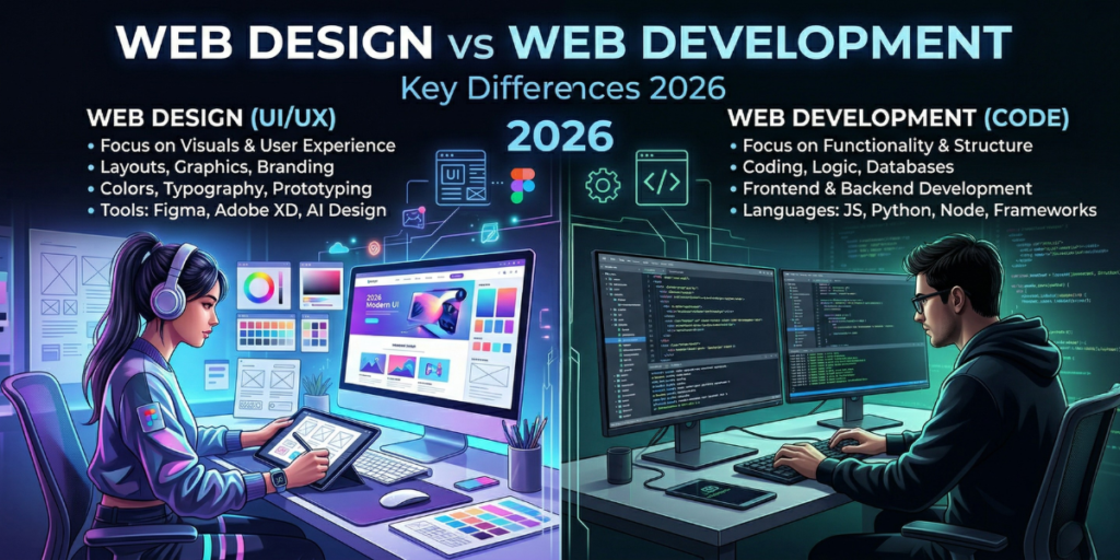 Web Design vs Web Development